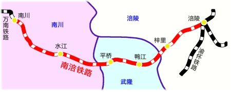 南涪铁路昨通车拉动武陵山区经济腾飞