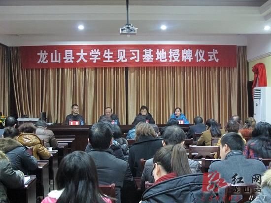 龙山县举行大学生就业见习基地授牌仪式