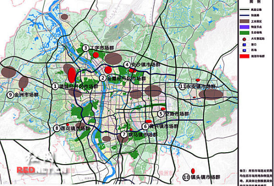 长沙专业市场布局规划发布2020年将形成11个市场群