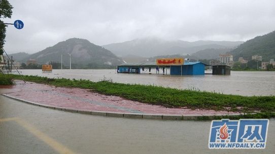 惠州遭遇特大暴雨 南昆山降水量超400毫米