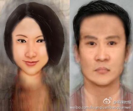 模拟<em>画像</em>技术画中国大众脸:<em>女</em>瓜子脸男国字脸