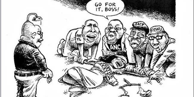 南非总统祖玛因画中强暴司法制度控告漫画家(
