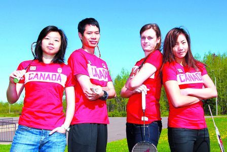 加拿大三华裔羽球小将将战伦敦奥运目标夺牌(图)