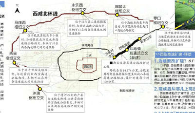 西咸北环线开建西临高速拓宽图