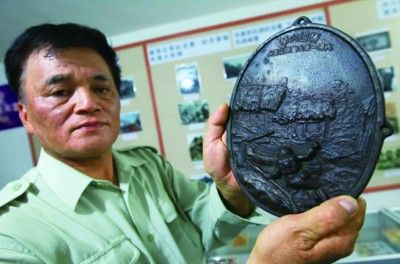 合肥退休教授自建抗日文物陈列室（图）-图片版权归原作者所有