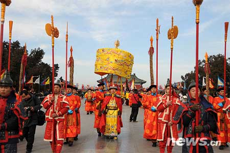 天坛彩排祭天盛典皇帝当主演图