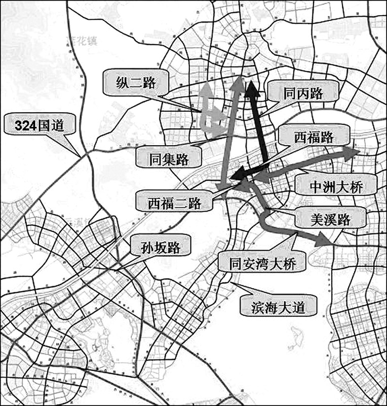 brt同安线年底前通车 工程昨天正式动工