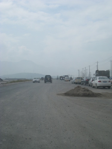 记者探路温州新火车站沿途路况(组图)