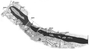 滹沱河1号水面:300万m2防水毯全国罕见