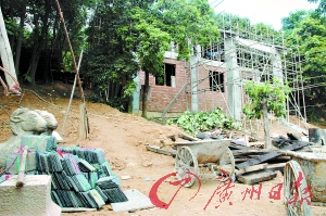 市民疑公园破坏山林建别墅街道办称系避雨亭