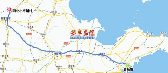 河北新乐市小宅铺村地理位置。