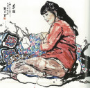 李丽 100cm×100cm 1986年