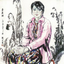 李�f丽 100cm×100cm 1983年