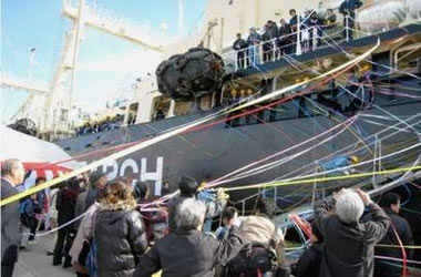 环保组织发誓将拦截日本捕鲸船队