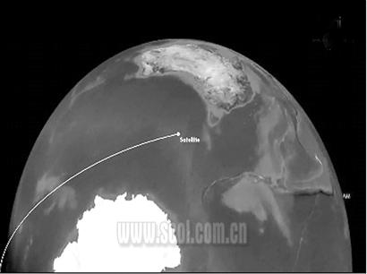 反导实战 美军导弹打爆毒卫星