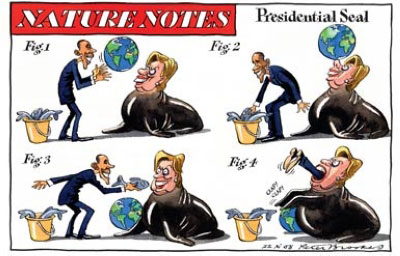 美国大选中的讽刺漫画