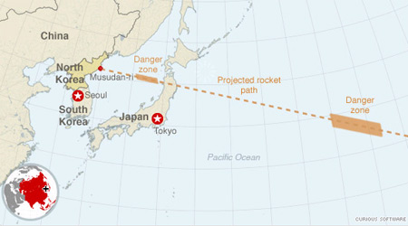 朝鲜发射卫星无力跟踪美日韩全程监视充当保姆