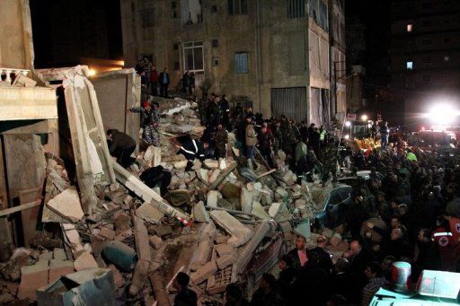 黎巴嫩公寓楼倒塌已致19人死亡16人仍被埋