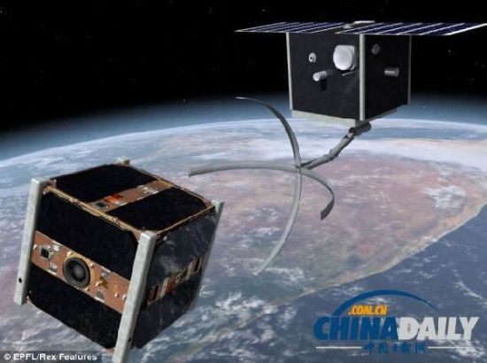 瑞士拟发射清洁太空一号卫星 打扫37万太空垃