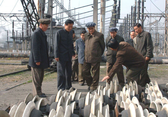 朝鲜内阁总理朴凤柱日前视察多地企业。