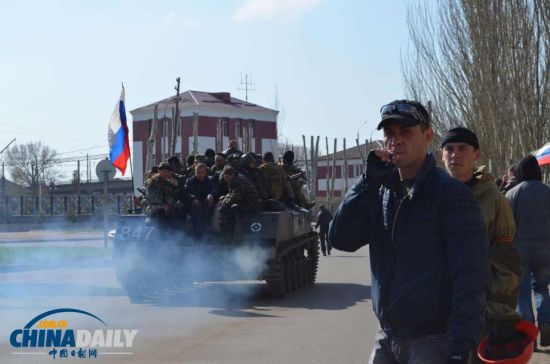 外媒称乌克兰被派往东部城市士兵改打俄罗斯国