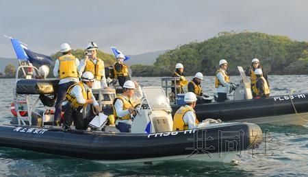 日本海上保安厅划设禁区浮标着手搬迁美军基地