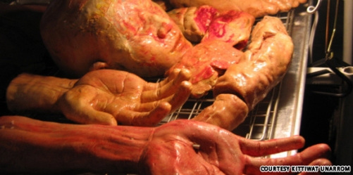 泰国艺术家烤制人体器官形状面包(组图)