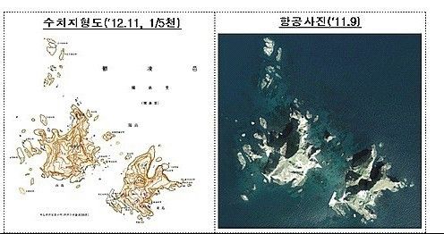 韩国将公开韩日争议岛屿最新地形图(图)|韩国|韩