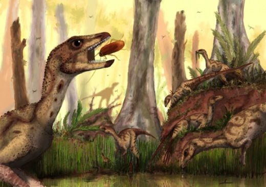 英國自然史博物館研究人員發現了一種新型恐龍，這種恐龍身長僅1米，與變色龍差不多大。
