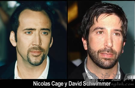 Nicolas Cage and David Schwimmer