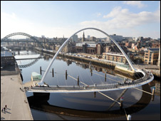 The River Tyne in Newcastle