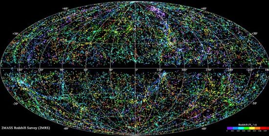英天文学家公布宇宙空间最详细地图(图)