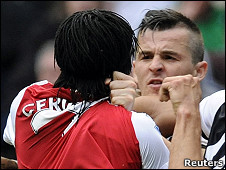 Joey Barton and Gervinho