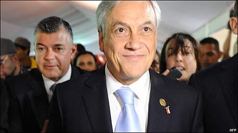 Chilean President Sebastian Pinera