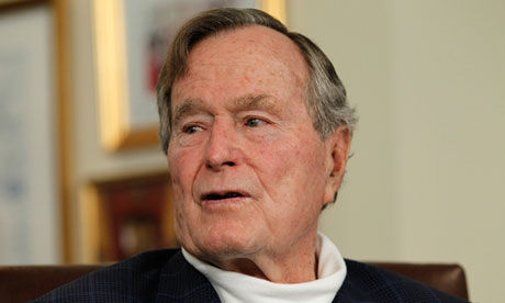 2-Former U.S. president George H.W. Bush