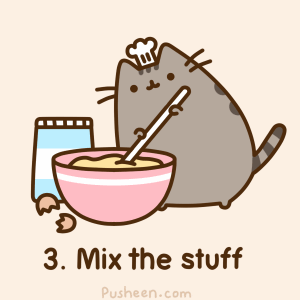3. Mix the stuff