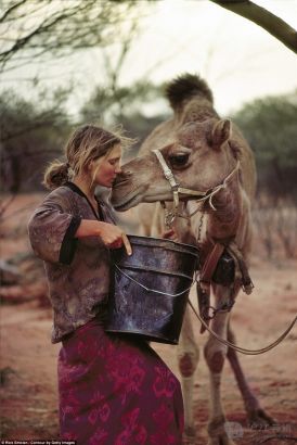 Robyn with her camel Zeleika