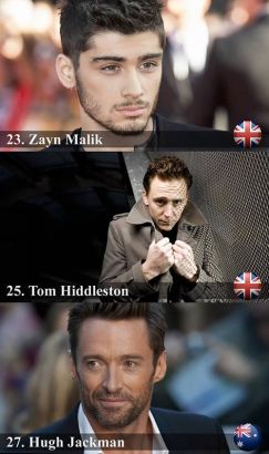 2014年全球颜值最高的100位男星(组图)