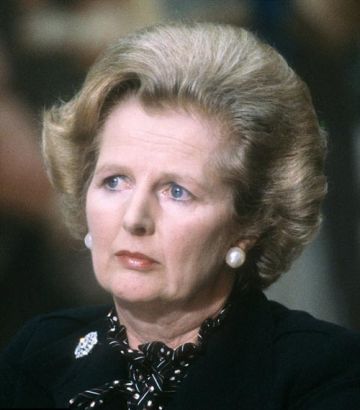 Margaret Thatcher came in third in the list