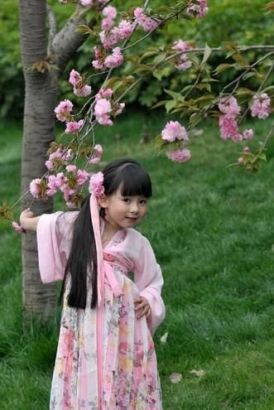 成都4岁“樱花小萝莉”