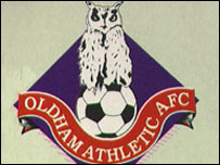 Oldham Football Club flag