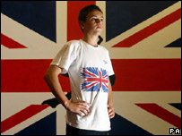 14-year-old British Olympic team member, diver Tom Daley 
