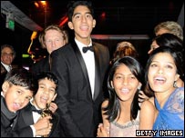 The cast of Slumdog Millionaire