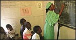 A classroom in Zambia