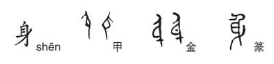 汉字溯源:甲骨文的"身"字(图)