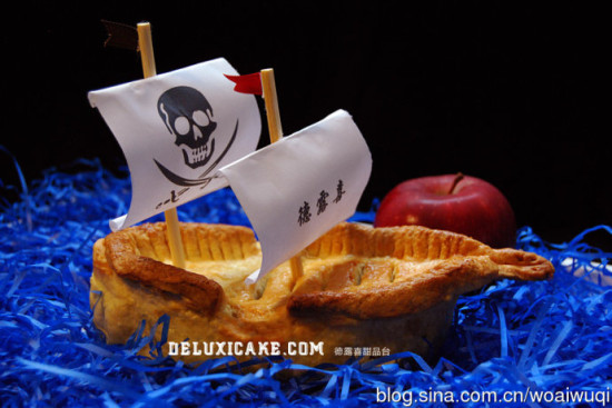 万圣节甜品:带着吃货灵魂的海盗船苹果派