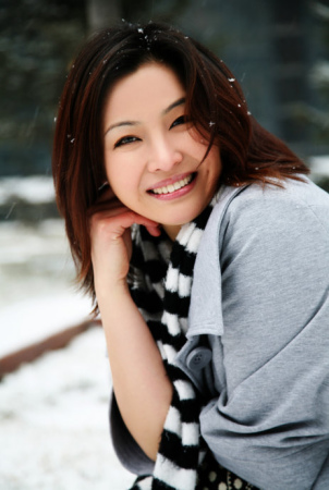 生活中的王澜自信美丽