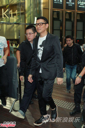 刘德华任金马评委不偏私 甜笑不谈妻女(图)|刘