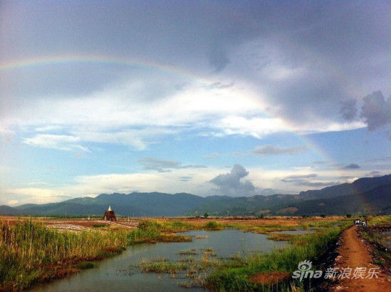 《飘落的羽毛》转景缅甸 郑晓东分享美图|《飘
