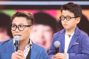 韩版爸爸尹厚父子登天天 华晨宇助阵